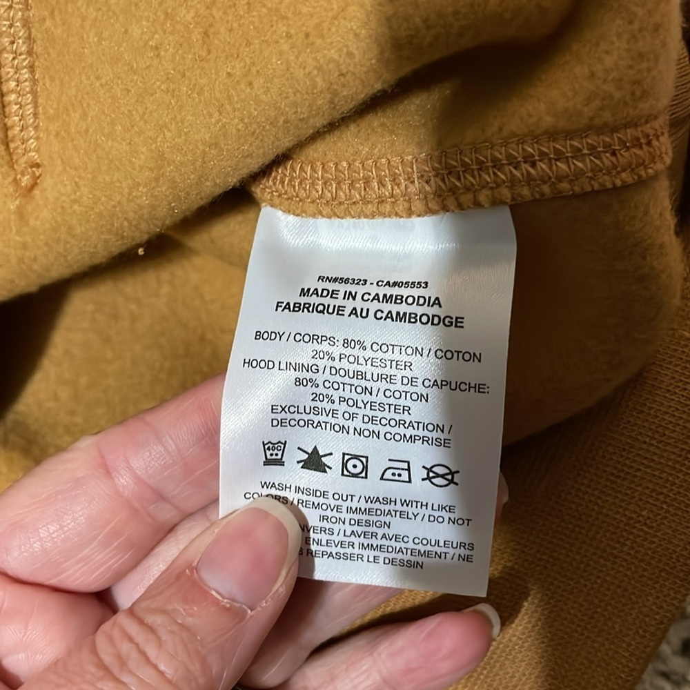 Nike Tan Hoodie size small - Picture 6 of 6